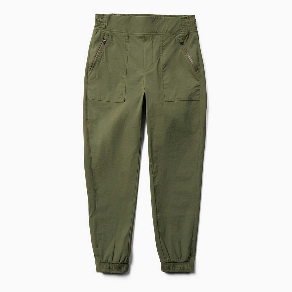 Women's Olive Green Jogger Pants
